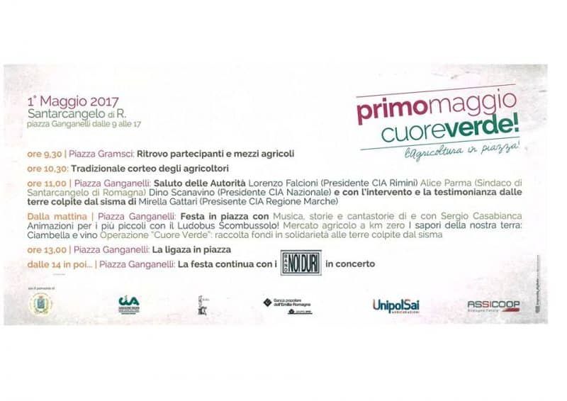 programma 1 maggio 2017 cia